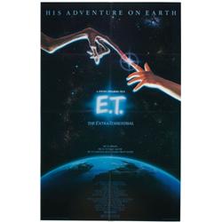 E.T. The Extra Terrestrial, 1982, Universal Studios (U.S.), folded, condition A., 41" x 27" -...