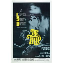 The Trip, 1967, American International, folded, condition A., "A Lovely Sort of Death (LSD)"....