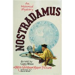 Nostradamus, c.1938, Metro Goldwyn Mayer (U.S.), on linen, condition A-., 41" x 27" - 104.1 x...