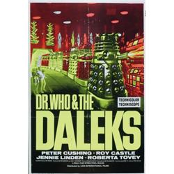 Dr. Who & the Daleks, 1965, Lion International (British), folded, condition B+. One of the earl...