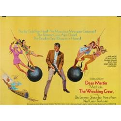 The Wrecking Crew, 1968, Columbia Pictures (British Quad), folded, condition B., 30" x 40" -...