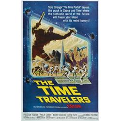 The Time Travellers, 1964, American International (U.S.), folded, condition A-., 41" x 27" -...