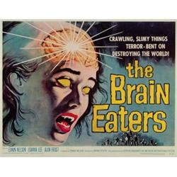 The Brain Eaters, 1958, American International Pictures (U.S.), rolled,, condition B+., 22"...