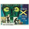 Image 1 : The Man with the X-Ray Eyes, 1963, American International (U.S.), folded, condition B+. "He str...