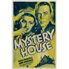 Image 1 : Mystery House, 1938, Warner Brothers (U.S.), paperbacked, condition B+., 41" x 27" - 104.1 x...