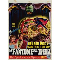 Phantom of the Opera/The Raven, Universal Studios (Belgian), folded, condition B- with, censo...