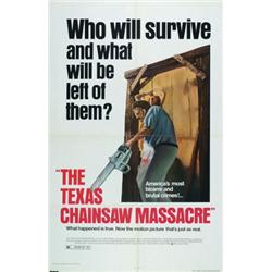 The Texas Chainsaw Massacre, 1980, New Line Cinema (U.S.), folded, condition A., A re-release...