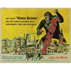 Konga, 1961, American International Pictures (U.S.), folded,, condition B., 22" x 28" - 55....