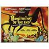 Image 1 : Beginning of the End, 1957, Republic Pictures (U.S.), rolled, condition B+., 22" x 28" - 55.9...