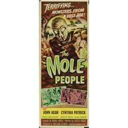 The Mole People, 1956, Universal Studios (U.S.), folded, condition B-. Two light unnecessary fo...