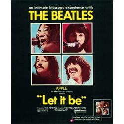 Let It Be, 1970, United Artists (U.S.), rolled, condition A., 22" x 14" - 55.9 x 35.6 cm., ...