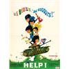 Image 1 : Help!, 1966, United Artists (French), folded, condition A-., 25" x 19.5" - 63.5 x 49.5 cm....
