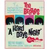 Image 1 : A Hard Day's Night, 1964, United Artists (U.S.), rolled, condition A., 22" x 14" - 55.9 x 35....