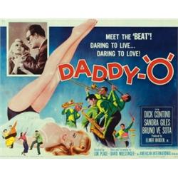 Daddy-O, 1959, American International Pictures (U.S.), rolled,, condition A-., 22" x 28" -...