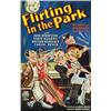 Image 1 : Flirting in the Park, 1935, RKO Pathe, on linen, condition A-., 41" x 27" - 104.1 x 68.6 cm....