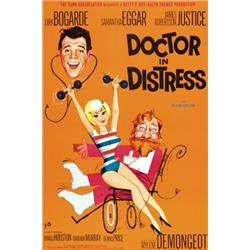 Doctor in Distress, 1963, Rank Organization (British), folded, condition B+., 41" x 27" - 104...