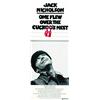 Image 1 : One Flew Over the Cuckoo's Nest, 1975, United Artists (U.S.), folded, condition A-., 36" x 14...