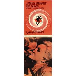 Vertigo, 1958, Paramount Pictures (U.S.), rolled, condition B., Saul Bass artwork., 36" x 1...