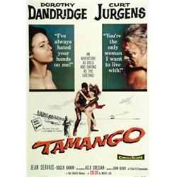 Tamago, 1959, Vitalite Films (U.S.), on linen, condition B+., "The Story They Said Could Neve...