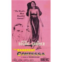 The Barefoot Contessa, 1954, United Artists (U.S.), on linen, condition B+., 41" x 27" - 104....