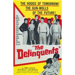 The Delinquents/Teenage Millionaire, 1957, United Artists (U.S.), folded, condition B+, 1961, U...