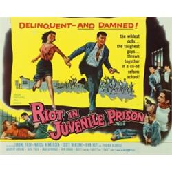 Riot in Juvenile Prison, 1959, United Artists (U.S.), rolled, condition B+,, 22" x 28" - 55.9...