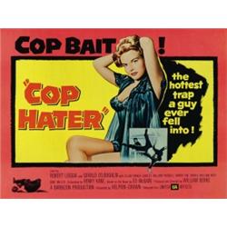 Cop Hater, 1958, United Artists (U.S.), folded, condition B., 22" x 28" - 55.9 x 71.1 cm., ...