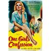 Image 1 : One Girl's Confession, 1953, Columbia Pictures (U.S.), on linen, condition B. "I'm the Kind of...