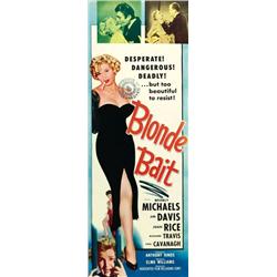 Blonde Bait, 1956, Associated Films (U.S.), rolled, condition B+. Canadian censor stamp present...