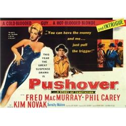 Pushover, 1954, Columbia Pictures (British Quad), folded, condition B., 30" x 40" - 76.2 x 10...