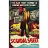 Image 1 : Scandal Sheet, 1952, Columbia Pictures (U.S.), on linen, condition B+., 41" x 27" - 104.1 x 6...