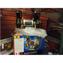 BENCH GRINDER IN BOX - 6" - new