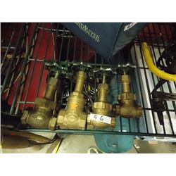 BRASS VALVES - 4 TTL
