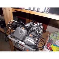 BOX OF CLOCK RADIOS