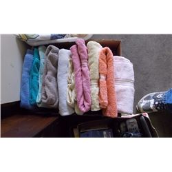 BOX OF TOWELS