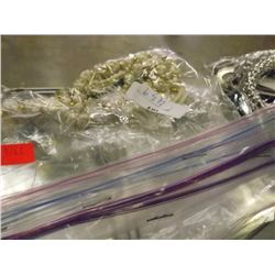 BAG OF ESTATE JEWELRY - 2 TTL