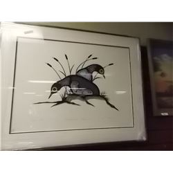 FRAMED LIMITED EDITION - KEEPING WATCH - ROBERT KAKEGAMIC - GALLERY ESTIMATE $425