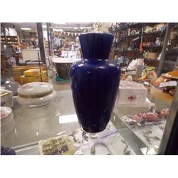 BLUE VASE MARKED W-GERMANY