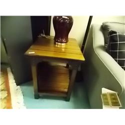 NEW MAHOGANY END TABLE