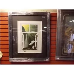 FRAMED LIMITED EDITION  & ARTIST PROOF - WINDOW AT SPRINGRIME - ROD TRIBIGER - GALLERY ESTIMATE $675