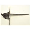 Image 2 : Left handed iron dagger, approximately 18&#8221; overall with