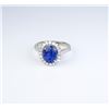 Image 2 : Amazing ladies ring featuring a fine Cornflower blue
