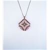 Image 3 : Exquisite ladies pendant featuring a rose quartz and