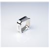 Image 1 : Beautiful ladies &#8216;TIFFANY&#8217; sterling silver contemporary design ring.