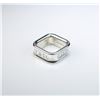 Image 2 : Beautiful ladies &#8216;TIFFANY&#8217; sterling silver contemporary design ring.
