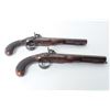 Image 4 : Pair of dueling pistols by Wood of Brunton,