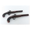 Image 5 : Pair of dueling pistols by Wood of Brunton,