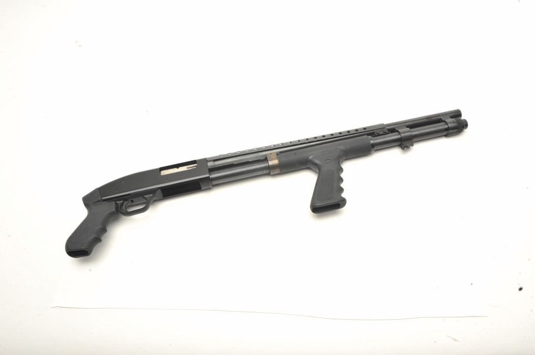 Mossberg Model 590 pump action pistol grip shotgun