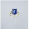 Image 2 : Vintage ladies ring set with a beautiful lab