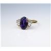 Image 4 : Impressive ladies ring featuring an intense color Amethyst